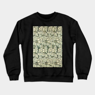 Anemone by William Morris, Vintage Textile Art Crewneck Sweatshirt